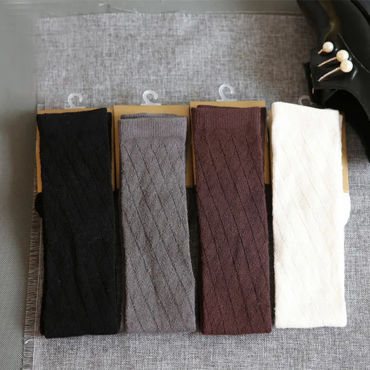 Japanese sweet mesh pure cotton socks fashion sexy hollow breathable solid color women's thigh high socks