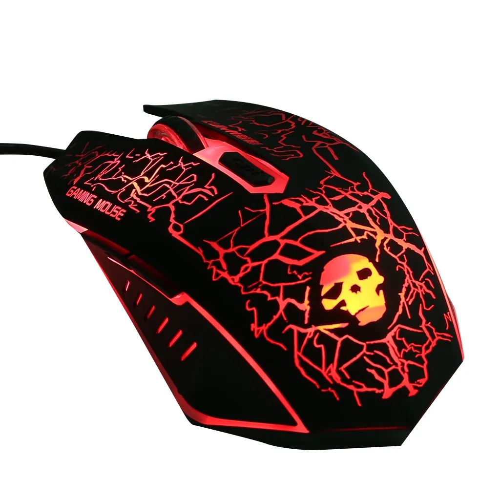 Gaming keyboard and Mouse Wired backlight mechanical feeling keyboard Gamer kit Silent 2400DPI Gaming Mouse Set for PC Laptop