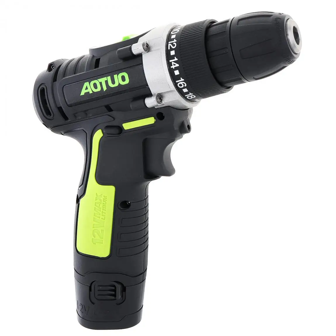 AOTUO Electric Screwdriver AC 100- 240V Cordless 12V Electric Drill with Li-ion Battery for Handling Screws / Punching