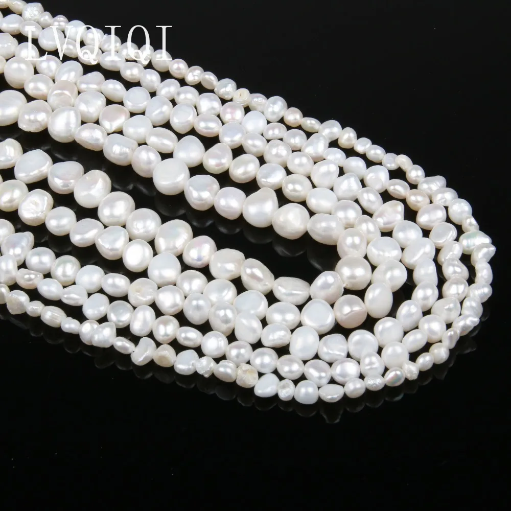Natural Freshwater Pearl Baroque White Pink Black Irregular Beads For Jewelry Making DIY Earring Bracelet Necklace Accessories 5