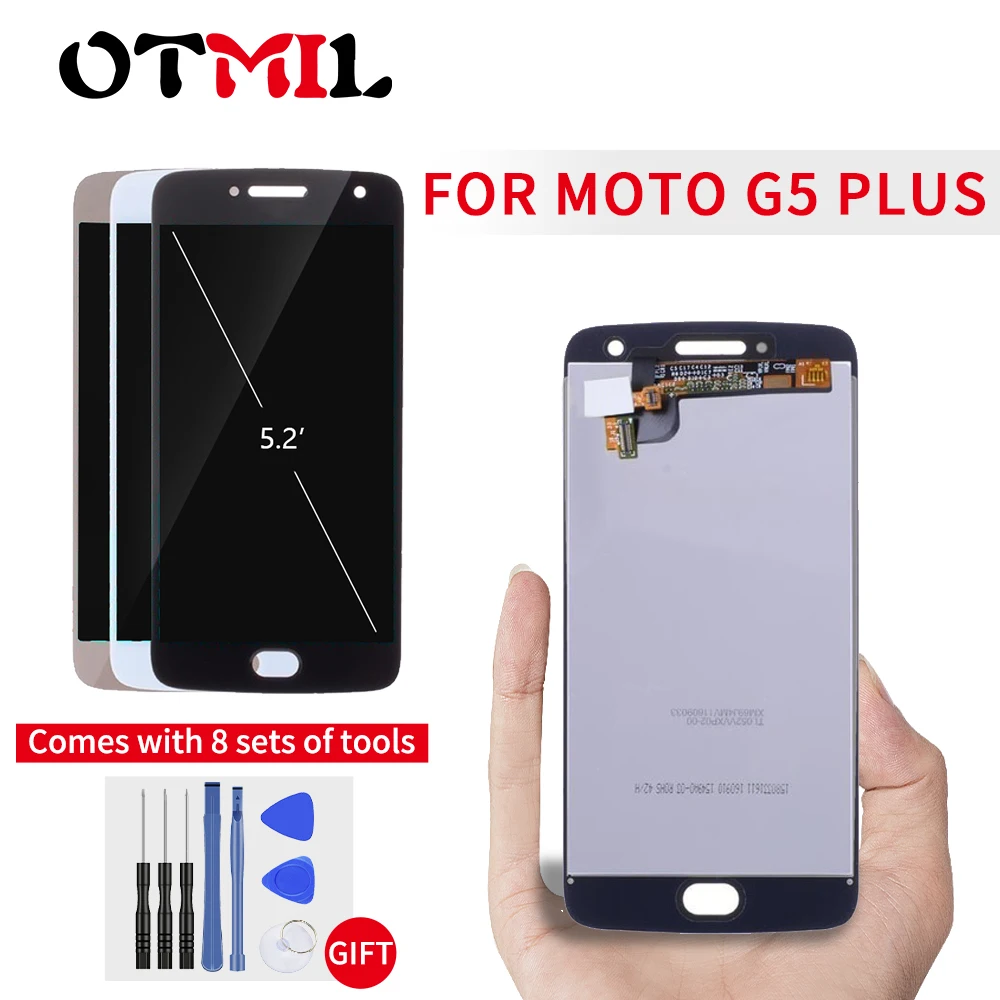 5 2 &quotдля Motorola Moto G5 плюс ЖК дисплей с сенсорным экраном дигитайзер для мото XT1686 XT1681