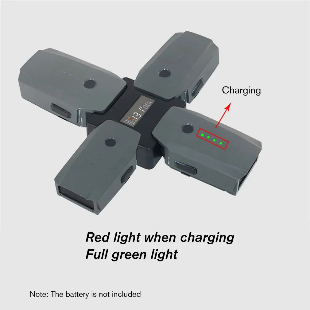 

4 in1 Battery Charging Hub for DJI Mavic / Pro EU Rapid Smart Multi Battery Intelligent Charging Hub With LCD Display Portble