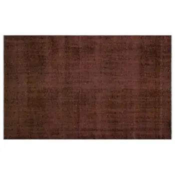 

Handmade Brown Vintage Overdyed Turkish Area Rug 183x287 Cm-6'0''X9'5''