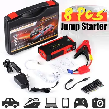 

Multifunction Jump Starter 82800mAh 12V 4USB 600A Portable Car Battery Booster Charger Booster Power Bank Starting Device
