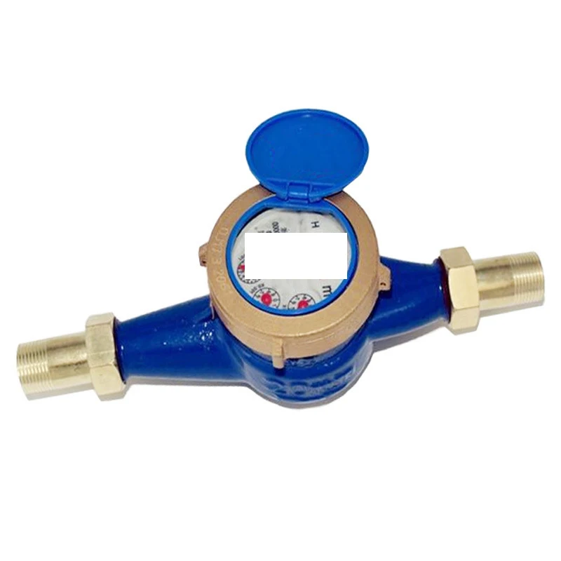

1pc DN20 3/4" Garden Home Cold Water Meter Brass Single Water Flow Dry Table Measuring Tools