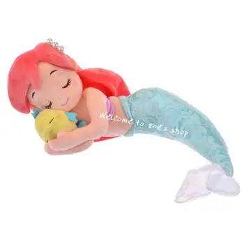 

2020 New The Little Mermaid Ariel Sleeping Princess Plush Dolls 35CM Kids Stuffed Toys For Children Gifts