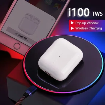 

I100 Tws Bluetooth Earphone Wireless Gaming Headset Gamer Ear Buds W1 Chip Wireless Headphone Bluetooth Earbuds For Apple Iphone