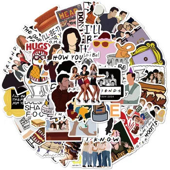 

Movie stickers Star stickers 50PCS TV series Friends graffiti stickers Luggage laptop stickers Diary stickers sticker