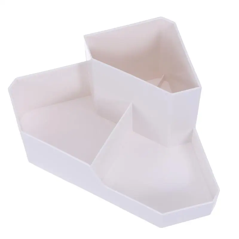 

Plastic Storage Box Corner Cosmetic Storage Box Multipurpose Makeup Holder Makeup Accessory Organizer Container