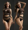 hot Sexy lingerie lace Babydoll plus size perforate Underwear Teddies Bodysuits Sleepwear body suits sexy nightwear bodysuits ► Photo 3/6