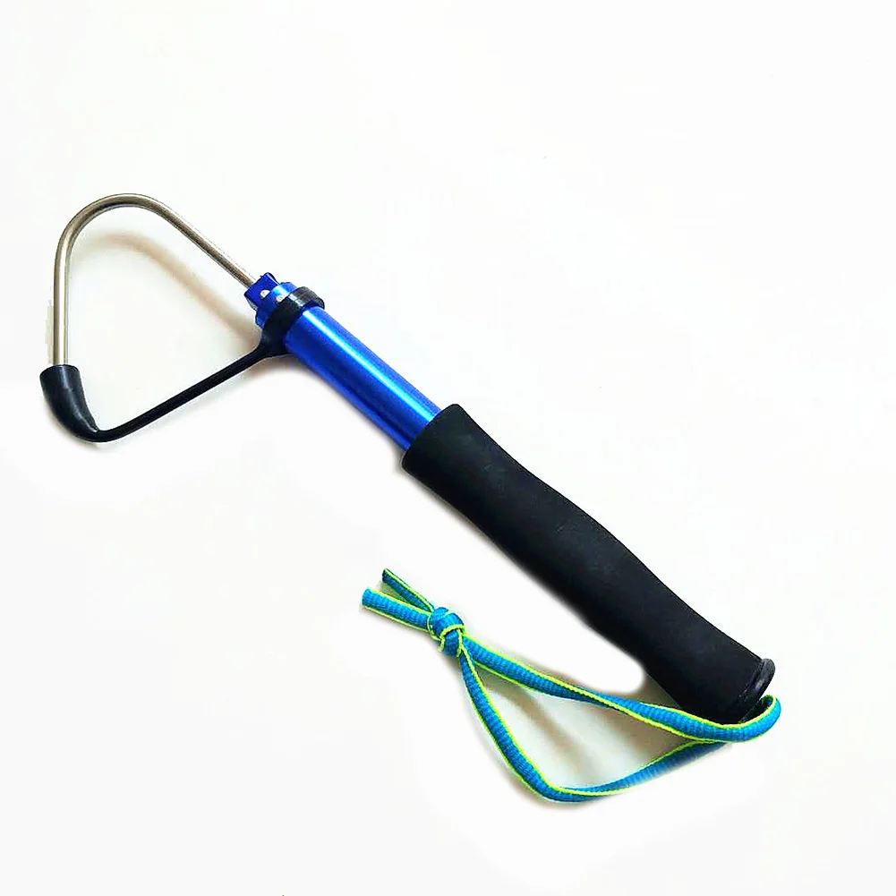 

90cm Fishing gaff hooks Stainless Steel Aluminum Tackle Handle Outdoor