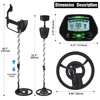 High Accuracy Professional MD-4090 Underground Metal Detector LCD Metal Detector With Memory Function Backlight Adjustable 3