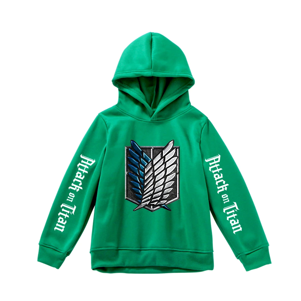 kid in sweatshirt vine 2021 Boys Girls Hoodie Sweatshirt Japan Anime Attack On Titan Cosplay Custome Autumn Children Cotton Fleece Harajuku Tracksuit hoodie for baby boy