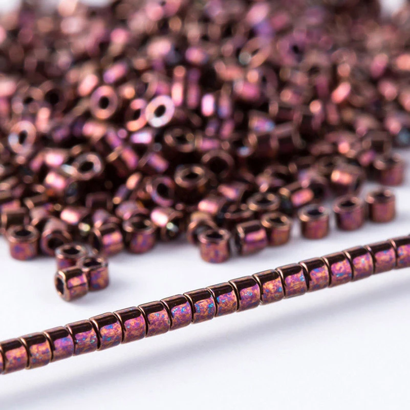 miyuki-DB12 Taidian Miyuki Delica Seed Bead 11/0 для Broderie De Perles Francaises непрозрачный белый DB1-40 1,6x1,3 мм около 1000 штук - Color: miyuki-DB12
