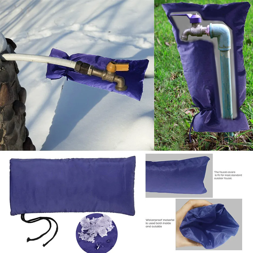 1pc Oxford Cloth Garden Faucet Protect Cover Faucet Freeze Protection Outside Frost Protector Garden Supplies Hot Sale