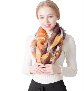 

Autumn and Winter Plaid Scarf Cashmere Seven Color Scarf Luxury Designer Scarf Women Bandana designer mask for face