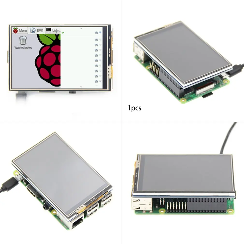 3,5 дюймовый RPi дисплей 3,5 дюйма TFT SPI Серийный ЖК-дисплей Разрешение 320*480 3,5 дюйма ЖК-дисплей модуль с сенсорным светодиодный подсветкой