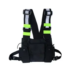 Новый нагрудный мешок для мужчин тактический жилет сумка Повседневная функция нагрудная сумка Уличная сумка для мальчика поясной пакет