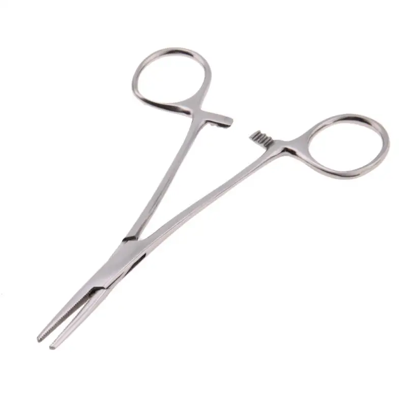 Медицинские зажимы для домашних собак Hemostat из Нержавеющей Стали Изогнутый прямой головкой трещотка медицинские щипцы для домашних животных аксессуары для собак