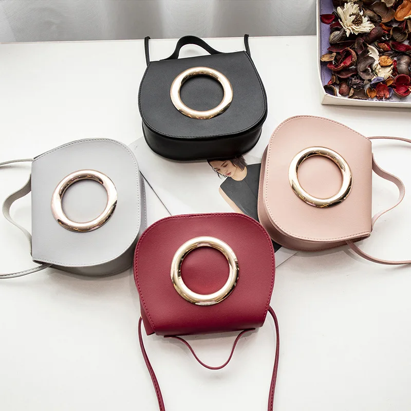 

Shoulder Bag Handbag 2020 New Wave Mobile Phone Change Personality Circle Small Bag Messenger Bag Small Square Bag