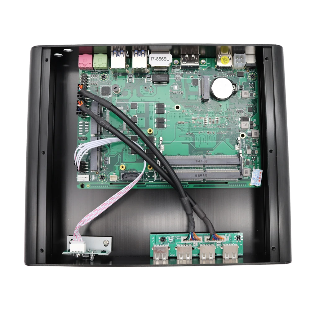 Мини ПК 10 го поколения Intel Core I7 10710U 10510U без вентилятора 64 ГБ DDR4 NVME SSD Windows pro игровой