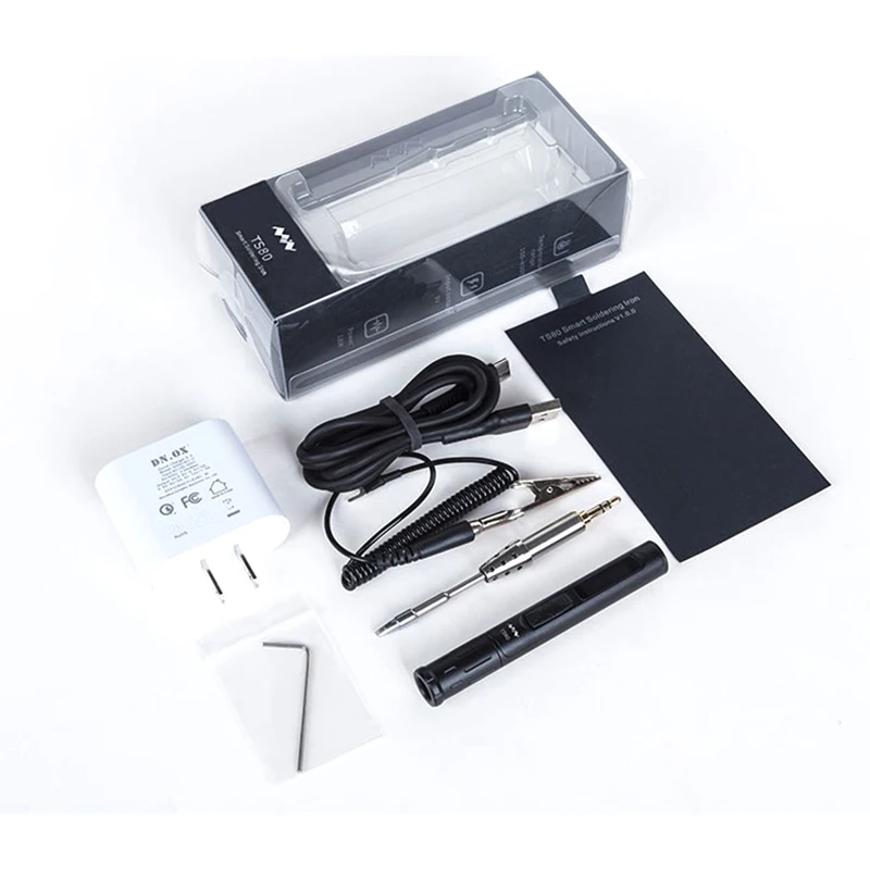  New type TS 80 Portable MINI Smart Programable OLED Digital Adjustable Electric Soldering Iron Sold - 32907904575