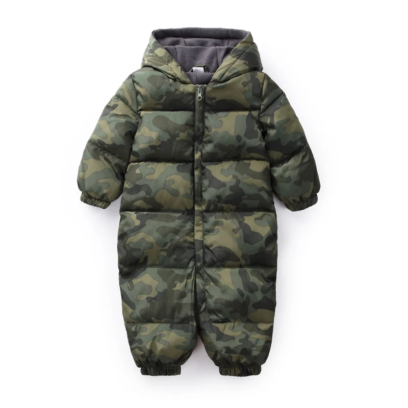 Одежда для маленьких девочек; осенне-зимнее пальто для малышей; комбинезон для мальчиков; хлопковый комбинезон со звездой и длинными рукавами; Верхняя одежда для новорожденных; пальто для малышей; куртки - Цвет: Зеленый