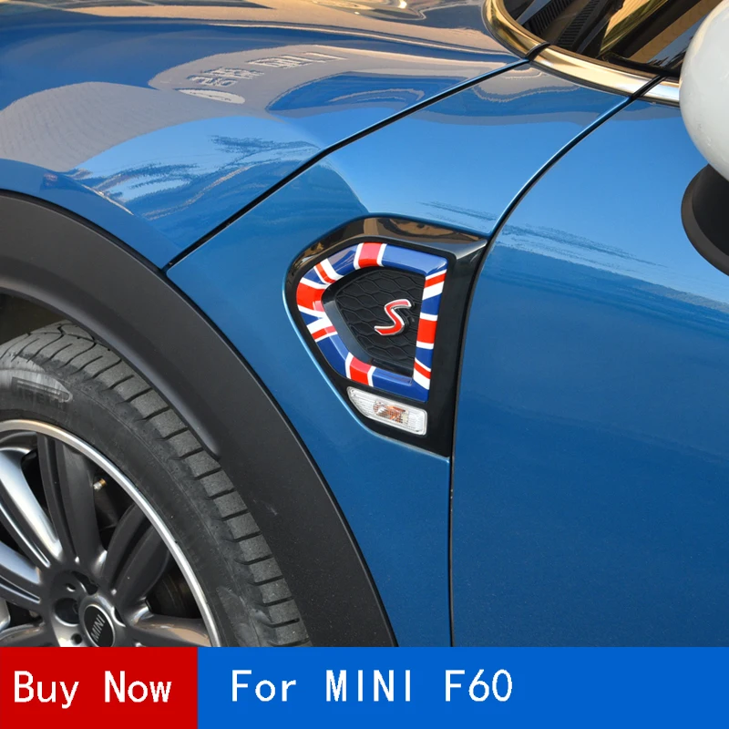 

For BMW MINI F60 Countryman Car Front Fender Decorative Cover Sticker Side Light decal Modification car accessories exterior