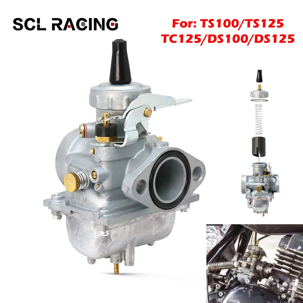 Alconstar карбюратор для мотоцикла Mikuni vergazer 26 мм VM22 PZ26 PD Carburador SUZUKI TS125 TS100|Карбюратор| |