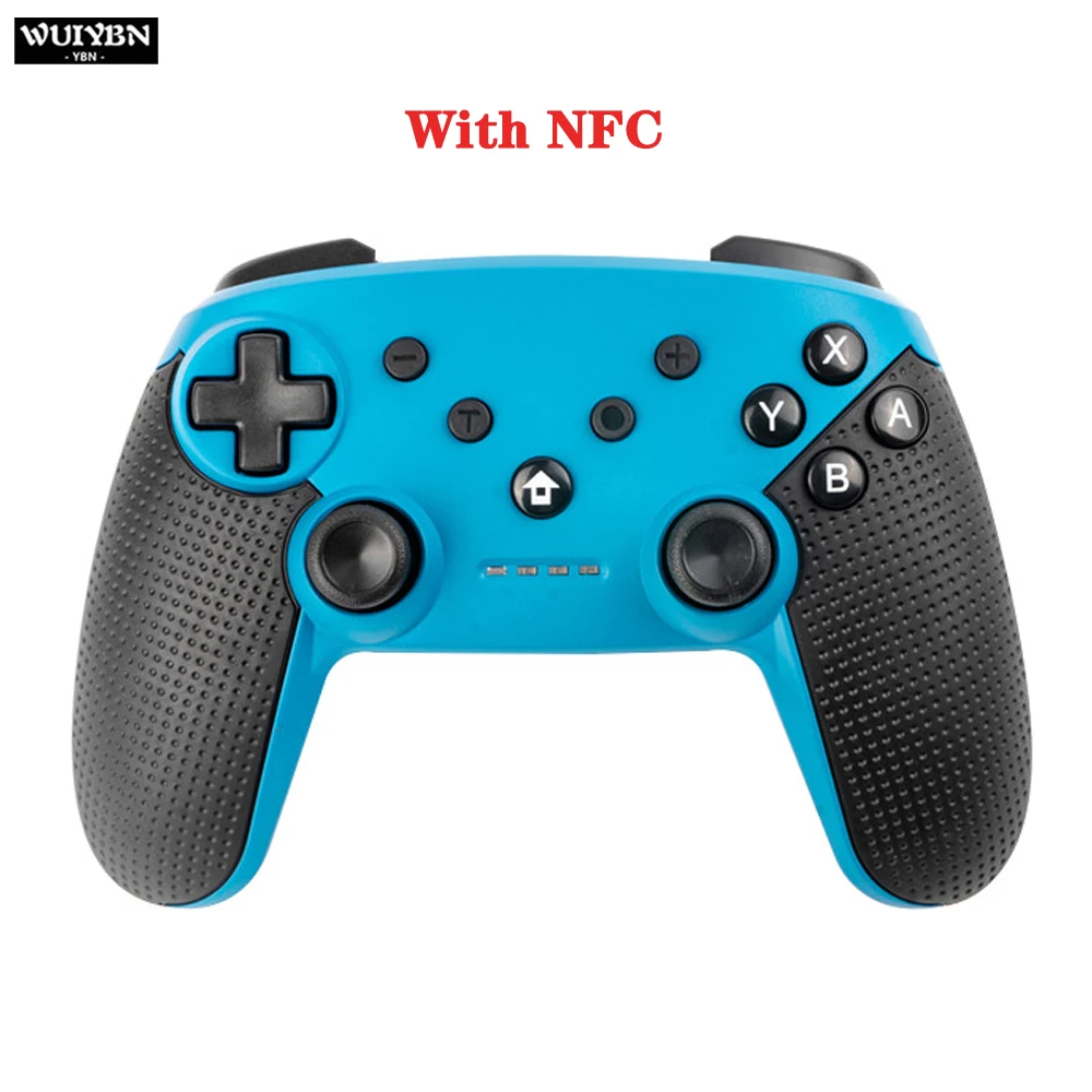 WUIYBN NS игровой контроллер Pro с поддержкой NFC Беспроводной геймпад Bluetooth Джойстик Для nintendo переключатель lite ПК с системой андроида - Цвет: With NFC 3