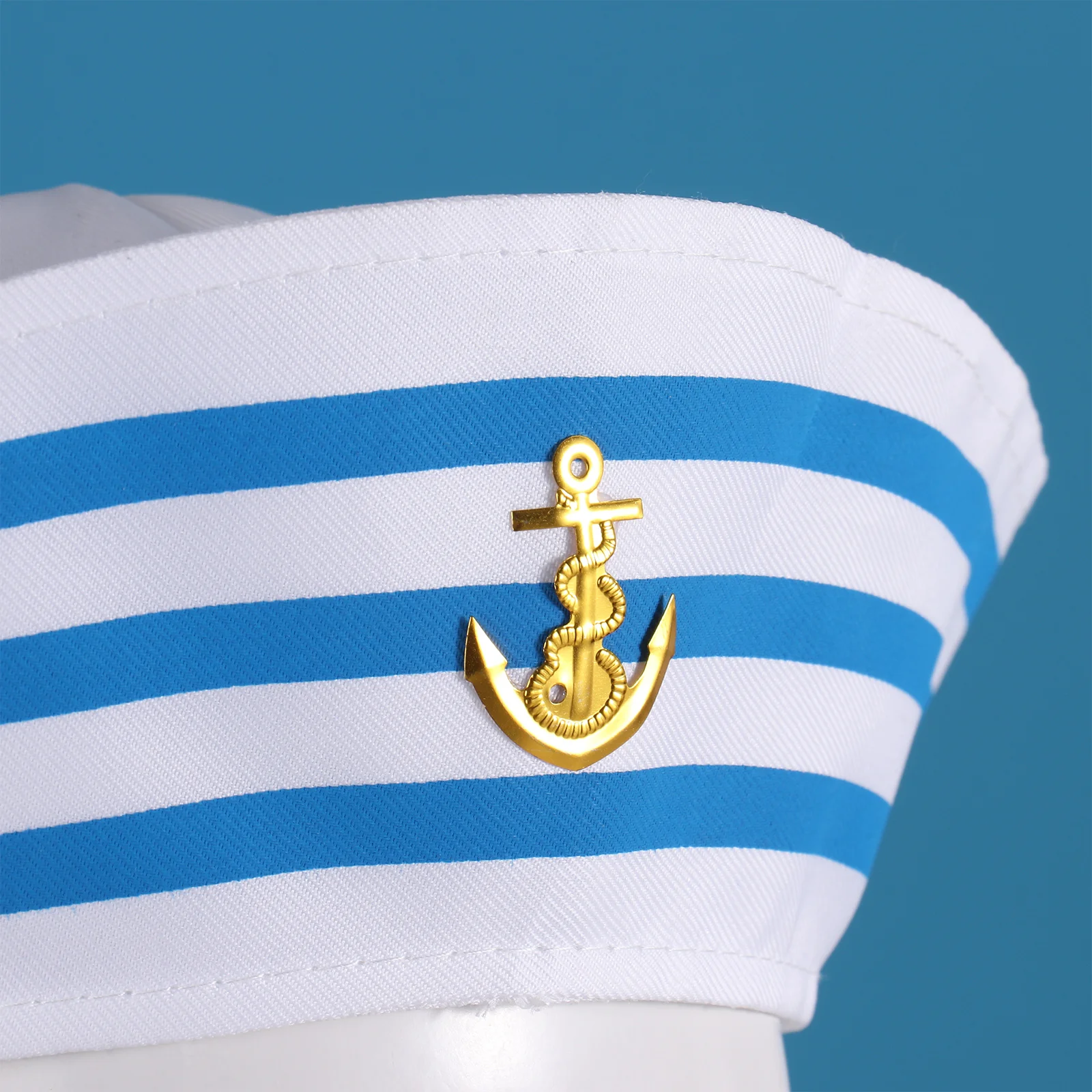 Sailor Cosplay Hat Child Kids Military Hat Yacht Cap White Beret Caps Navy Hat Casual Octagonal Adult Yacht Boat Ship Sailor Cap 2