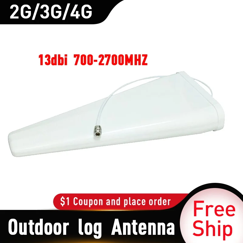 2G 3G 4G Antenna 700~2700mhz 13dbi Outdoor antenna Ceiling indoor Antenna 15 meter cable Accessories for Mobile Signal Booster