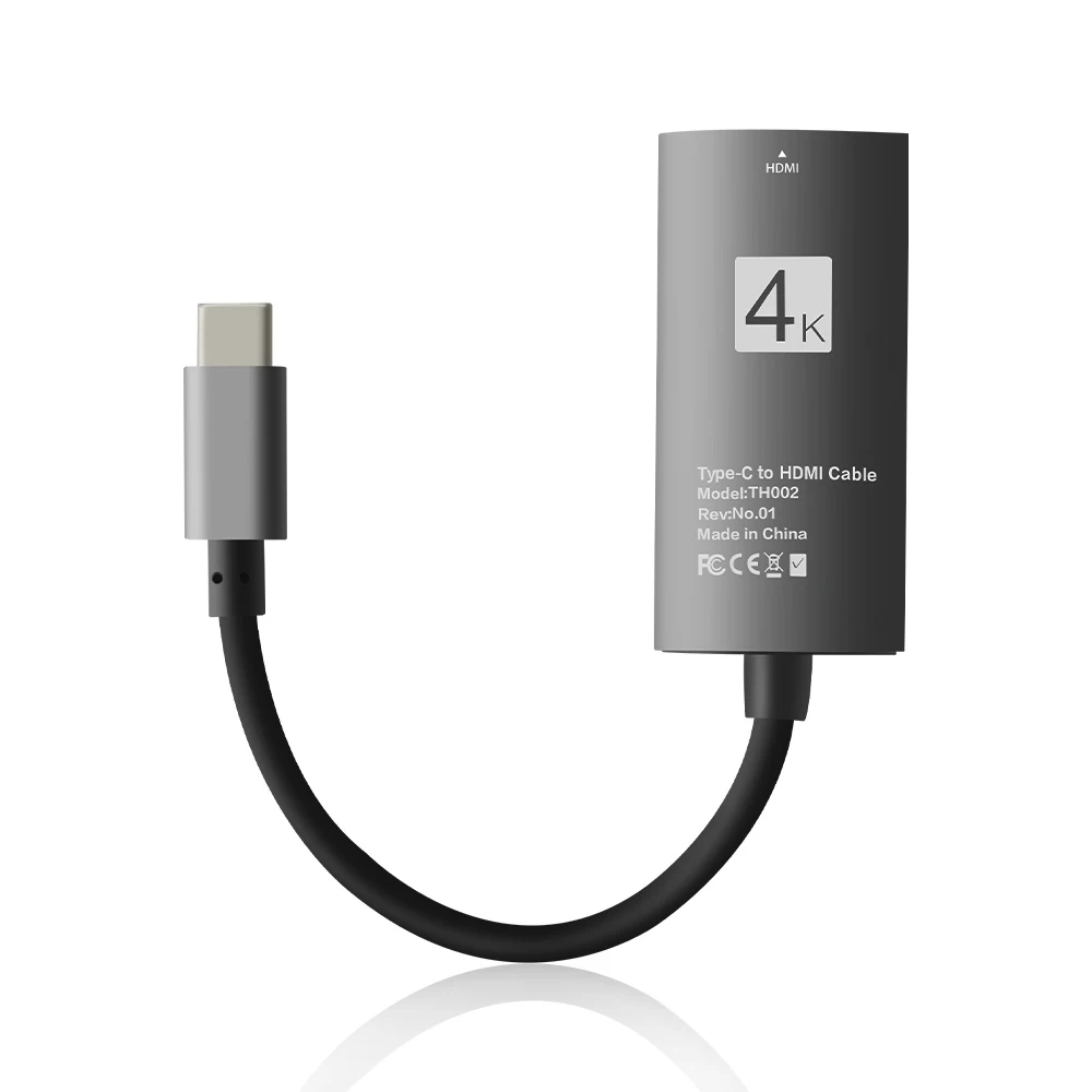 Thunderbolt 3 USB c к HDMI 4K адаптер 1080P мужчин и женщин Тип C HDMI кабель конвертер для MacBook pro samsung s8 s9 s10 huawei