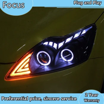 

Car Styling for Ford Focus Headlights 2009-2011 Focus 2 LED Headlight DRL Bi Xenon Lens High Low Beam Parking Fog Lamp
