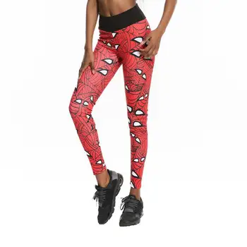 

Spider-eye Print Slim Yoga Pants Women Leggings Spider Red Fitness Leggings for Female Hip High Waist Leggings Dropshipping