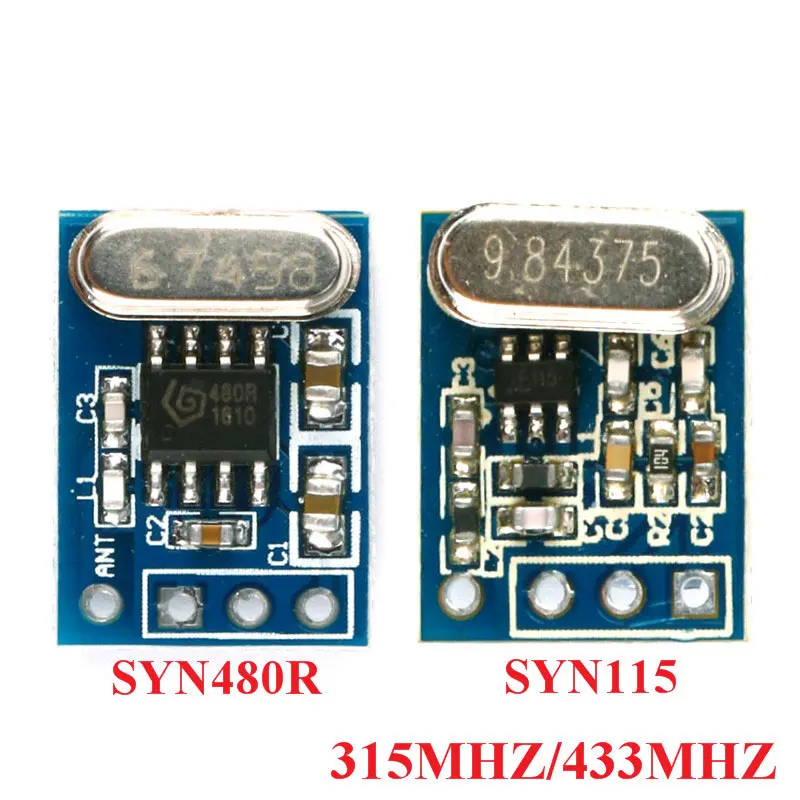 Беспроводной модуль приемника передатчика SYN115 SYN480R 315 МГц 433 ASK/OOK плата для Arduino |