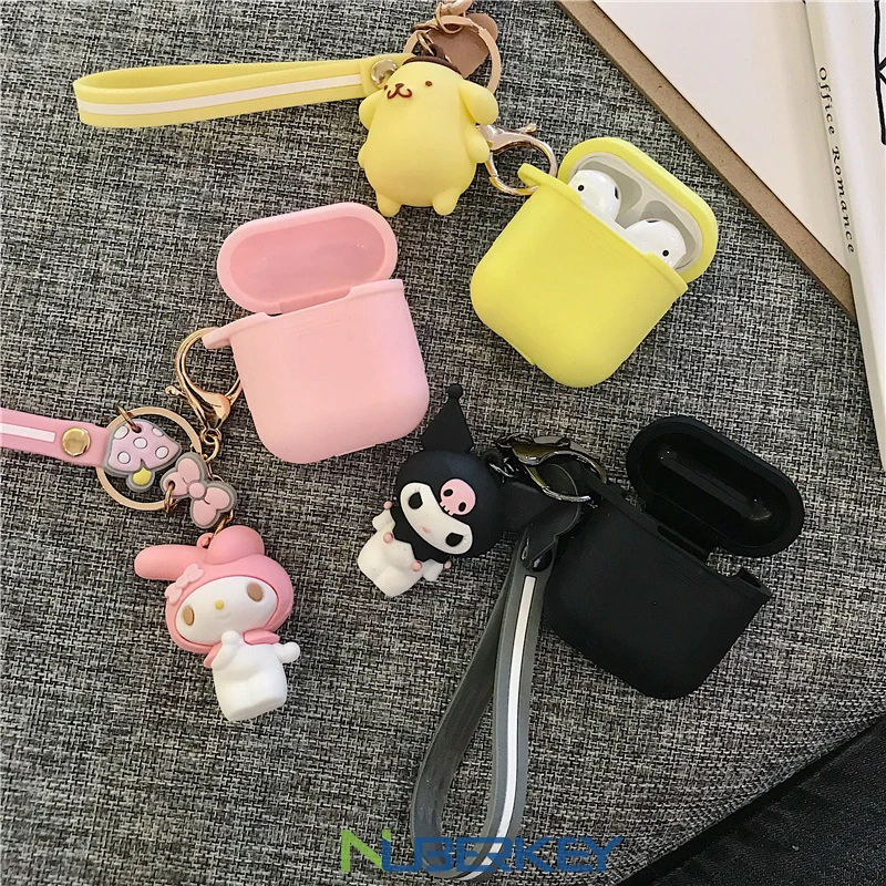 Япония мультфильм Мелодия Cinnamoroll беспроводной Bluetooth чехол для наушников для Apple AirPods силиконовый зарядный чехол для наушников s Чехол