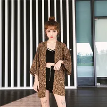 Традиционное японское кимоно юката Новая женская Повседневная рубашка с принтом одежда кимоно в традиционном стиле