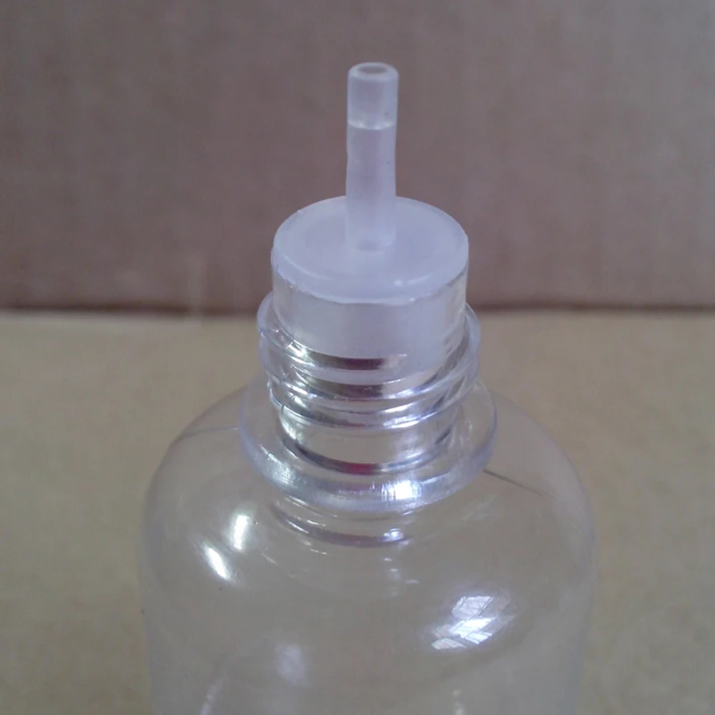 PET 플라스틱 빈 점적기 병, 깔때기가 달린 긴 팁 캡, 리퀴드 아이 클리어 워터 바이알, 3ml, 5ml, 10ml, 15ml, 20ml, 30ml, 50 개