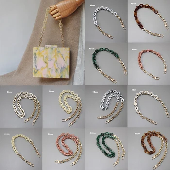 

Long 45cm/90cm Metal Purse Chain Strap Handle Handle Replacement For Handbag Shoulder Bag 12 Color Clutch Chain Shoulder Chain