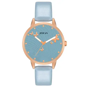 

New Fashion Simple Leather Ladies Watch Ladies Fashion Casual Dress Quartz Watch Ladies Gift Watch Montre Femme Relojes Mujer
