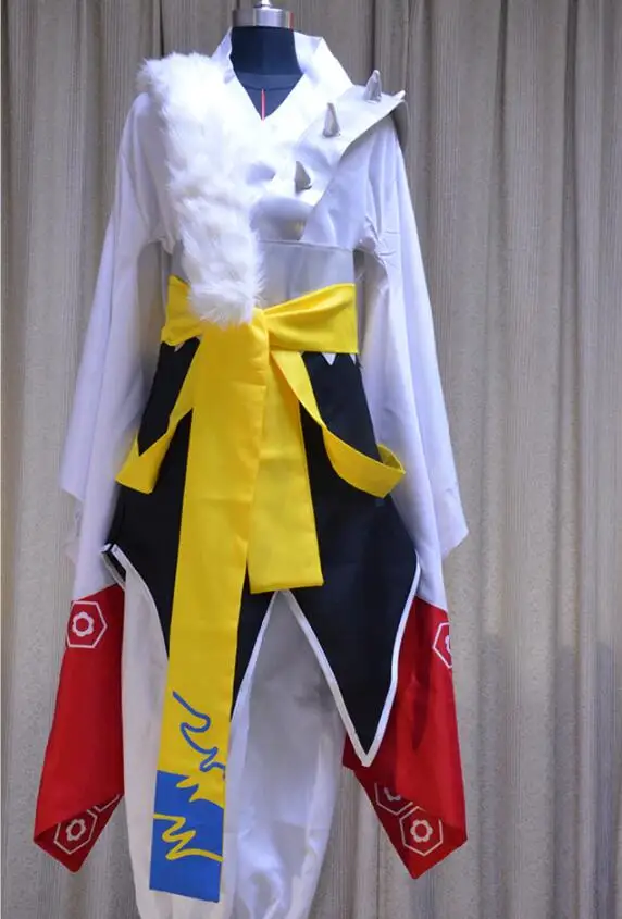Аниме Inuyasha Sesshoumaru Косплей Костюм S-2xl
