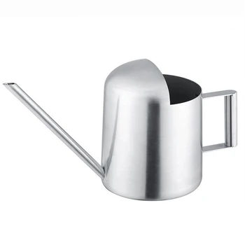 

300ML Stainless Steel Watering Can Household Watering Pot Sprinkling Gardening Tools Long Mouth Small Water Can for Flowers Plan