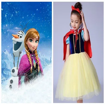 

Frozen 2 cosplay Anna princess Children's skirt + bow + cloak full clothing Halloween children's role show show costume And wig