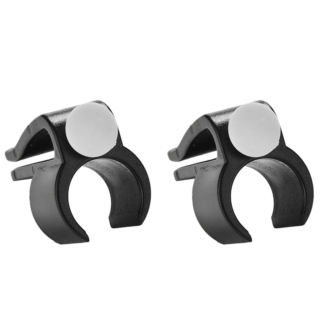 2 Pieces Golf Club Bag Clip on Putter Clamp Putting Organizer with Ball Marker