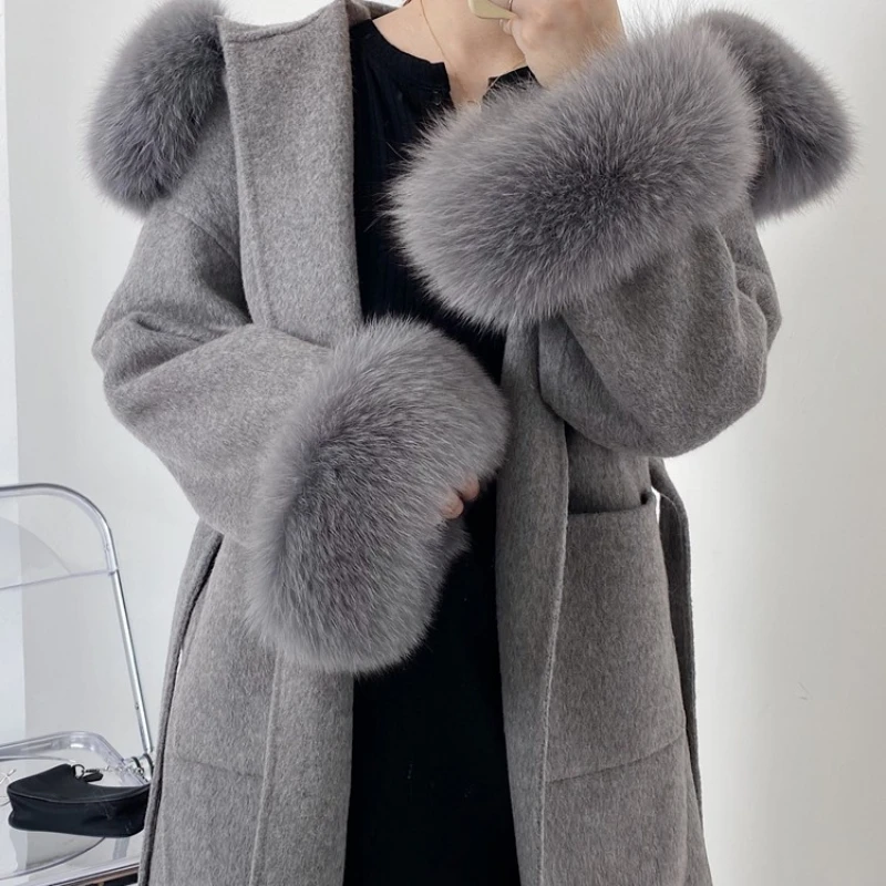 2020  Winter New Ladies Natural Fox Fur Collar