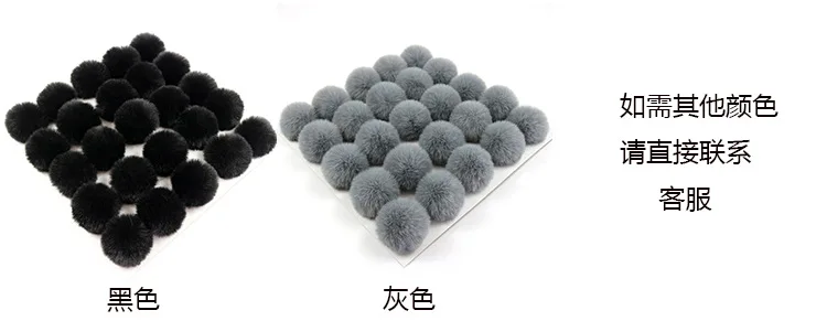 mens skully hat 6Pcs DIY Aritificial Faux Rabbit Fur Pompom Balls Fur Pom Pom For Hats Cap Scarf Keychain Sewing Crafts Accessories  6/7/8/10cm plain skully hats