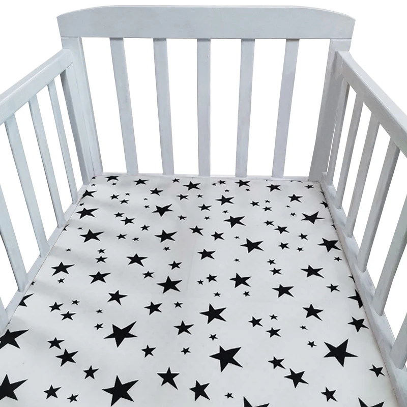 baby crib Cotton Flat Sheet Soft Baby 