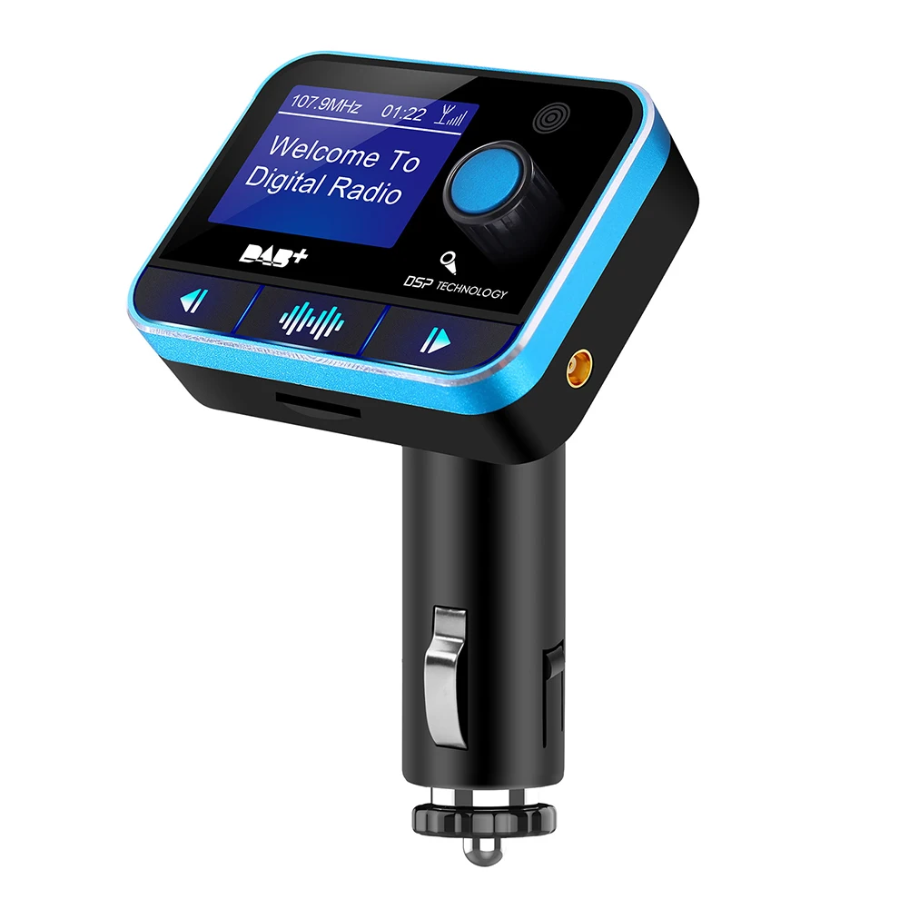 DAB цифровой практичный модулятор USB зарядное устройство музыка Авто Радио FM