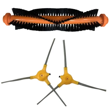 

2pcs Side Brushes & 1pc Roller Kit For Isweep X3 Vacuum Cleaner Parts Accessory Replace Practical Home Accessories